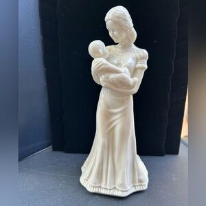 Lenox Cream Ceramic Mother and Child Sculpture